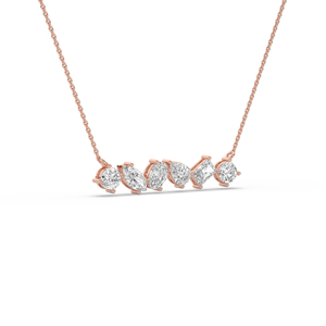 Pendentif personnalisé en diamant de laboratoire de 4,05 carats, argent 925, or, coupe ovale, style unique, léger, minimaliste, bijoux - Product Image 5