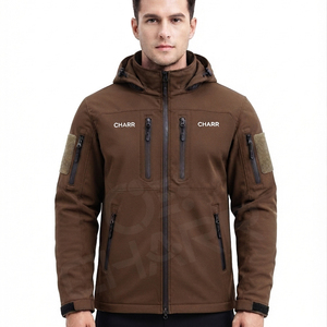 Custom High-quality <b>Waterproof</b> Hiking Jacket, Softshell, <b>Warm</b>, Hooded, Winter Windproof Outdoor Jacket - Product Image 2