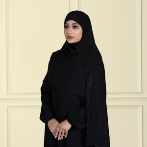 Hiyab Modesto de Tela BSY, con Pedrería Brillante, Suave, Fluido, Largo, Islámico, Transpirable, Ligero y Elegante, para Uso Diario - Product Image 3