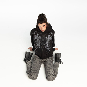 Sudadera Moderna para Hombre con Pedrería, 100% Algodón, Tejido Suave y Duradero para Invierno, Diseño Brillante, Perfecta para Ropa Urbana y Eventos Nocturnos - Product Image 6