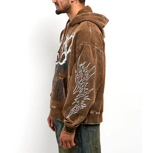 Sudaderas deportivas personalizadas para hombre, ropa deportiva para gimnasio y entrenamiento, sudaderas con capucha extragrandes, proveedor de fábrica de ropa deportiva - Product Image 4