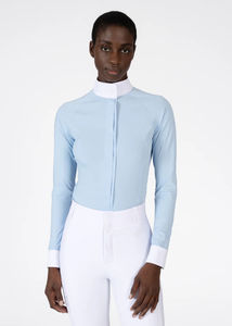 Camisas de equitación para mujer de alta calidad, tela suave diseñada para brindar comodidad, flexibilidad y un look elegante. Camisa ecuestre para mujer. - Product Image 4