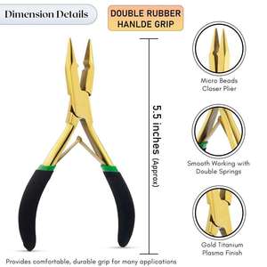 Outil et connecteur intelligents 6D sans trace pour extensions capillaires en acier inoxydable, pour coiffure en salon, fabricant CE ISO OEM Java Surgical - Product Image 4