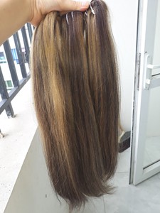Trama de cabello virgen vietnamita suave y sedoso de alta calidad para cabello rubio negro degradado fábrica al por mayor cabello humano adecuado - Product Image 6