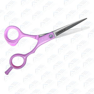 กรรไกรตัดผมพร้อมใบมีดคมและด้ามยางเครื่องมือความงามแบบมืออาชีพสำหรับผมบางและตัดผม - Product Image 2