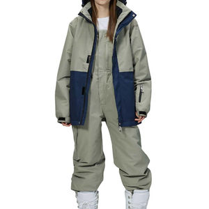 Plus Size Custom Women's Ski Suit Waterproof Windproof 2 Piece Ski Suit Breathable Thickened Snowboard Outerwear Ski Suit - Product Image 6