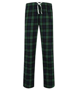 Pantalones de Pijama para Hombre, Ligeros, Estilo Casual, con Estampado de Tartán, de Franela, con Ajuste Ajustable para un Sueño Cómodo - Product Image 2