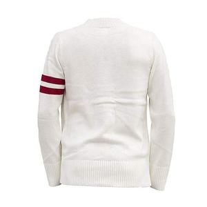 Wholesale Custom Knit Winter Breathable School Students Retro Embroidery Chenille Patches Letterman Varsity <b>Cardigan</b> <b>Sweater</b> Men - Product Image 4