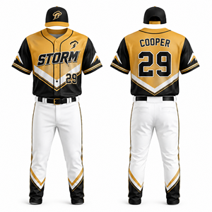 Club Baseball Uniform Custom Wholesale Outfield Diamond Ballgame Warmup DugoutStyle SeasonReady Jersey <b>Pants</b> Set Kit Top Apparel - Product Image 6