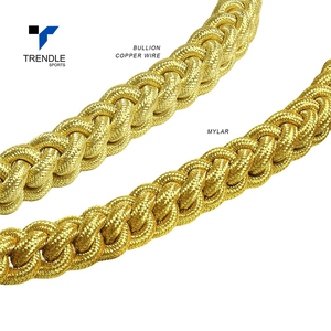 Cordón Decorativo de Alta Calidad, Tipo Aiguillette, para Uniformes Ceremoniales, con Diseño de Toro Dorado, Personalizable en Varios Colores - Product Image 6