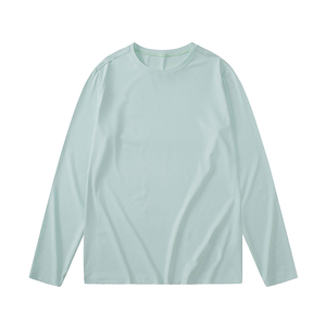 เสื้อยืดแขนยาวผู้ชายแฟชั่น - ทนทาน สวมใส่สบาย และเหมาะสำหรับใส่ลำลอง เสื้อถักทรงหลวม วัสดุผ้าฝ้าย - Product Image 5