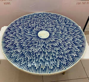 Charm Unique Bone Inlay Mesas de café para mejorar tu estilo - Product Image 4