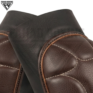 Genouillères en cuir de haute qualité, nouvelle arrivée, qualité supérieure, tendance, épaisses, absorption des chocs, pour la boxe, l'entraînement physique et la protection - Product Image 3