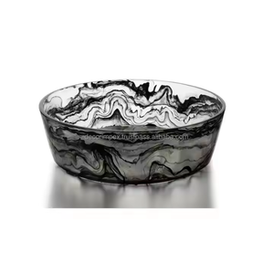 Vaisselle en résine Bol à nourriture Vaisselle écologique Maison Design unique Bol de service en résine Us Saladier - Product Image 1