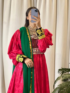 Robes traditionnelles afghanes Kuchi de haute qualité pour femmes, prix de gros, service OEM disponible, robe afghane Kuchi à vendre - Product Image 5