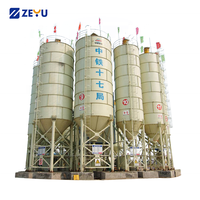 Silo à ciment boulonné Zeyu de 200 tonnes, silo de stockage de poudre démontable pour centrale à béton