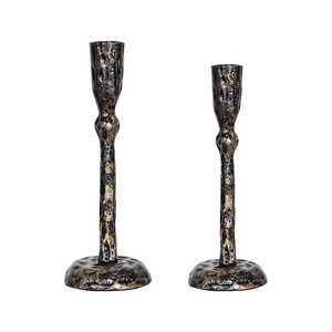 Ensemble de bougeoirs en aluminium moulé sous pression pour la décoration intérieure, les mariages et les occasions spéciales, design durable en métal moulé. - Product Image 5