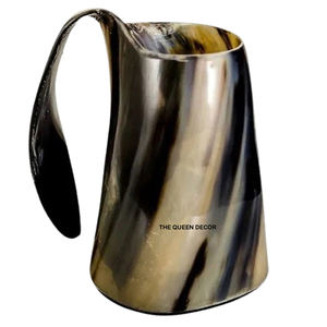 Taza de Cuerno de Búfalo de Diseño Personalizado, Estilo Lámpara Animal, para Té y Sal, de Alta Calidad, 100% Natural, Color Pulido - Product Image 5