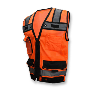 Gilets de sécurité de qualité supérieure en polyester personnalisé / Gilets de sécurité confortables à prix abordable avec services OEM - Product Image 4