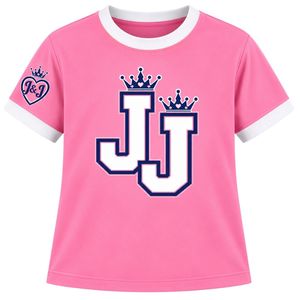 เสื้อยืดแฟชั่นผู้หญิง Jack and Jill คอวีถัก แขนสั้น ผ้าเนื้อนุ่ม สวมใส่สบาย เหมาะสำหรับทุกวัน - Product Image 1