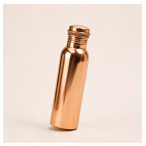 Deluxe Quality Pure Copper <b>Water</b> <b>Bottle</b> Jointless Ayurvedic Drinking Vessel for Yoga <b>Gym</b> and Office In Affordable Price - Product Image 2