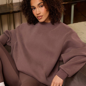 Soldes d'automne : Pulls amples en coton brodés pour femmes, sweats à col rond oversize pour filles - Product Image 4