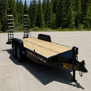 Remolque de Carga Industrial de Alta Resistencia, Semirremolque de Tres Ejes, Solución de Transporte de Carga Pesada, Plataforma Plana Utilitaria 1001 - Product Image 1
