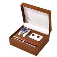 Boîte d'emballage de luxe personnalisée pour montre, boîte cadeau en papier haut de gamme à double porte avec fermeture magnétique pour l'affichage de montres et de parfums