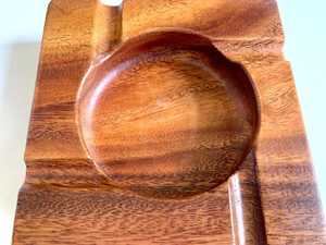 Cenicero Cuadrado de Madera sin Humo con 4 Ranuras, Portátil y Clásico para Hogar, Hotel y Auto - Regalo - Product Image 6