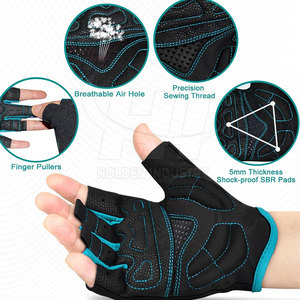Guantes de ciclismo de primera calidad, guantes de ciclismo de tela de malla, guantes de ciclismo flexibles para entusiastas del ciclismo - Product Image 5