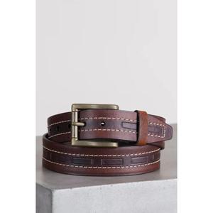 Ceintures en cuir style vintage avec boucle en laiton, impression de logo personnalisée, ceintures écologiques pour accessoires masculins, fabriquées en Inde - Product Image 5