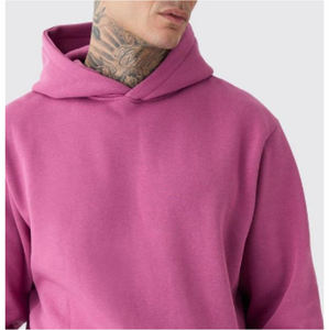 Sudadera con capucha básica para hombre, suave, de forro polar, cómoda, informal, para uso diario, estilo urbano, de corte holgado, para invierno - Product Image 2