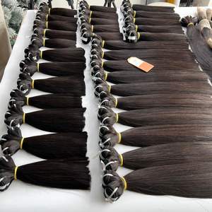 Vraies extensions de cheveux Remy humains bruts vietnamiens 30 pouces pleine cuticule alignée Double dessiné Machine trame faisceaux pas cher liste de prix - Product Image 4