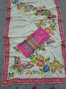 Blouse de sari, tenue de soirée Bollywood, style indien pakistanais, nouveau sari de mariage, créateur - Product Image 3