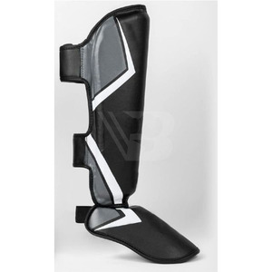 Protège-tibias d'entraînement en cuir lavable pour hommes et femmes, haute qualité, confortables, personnalisables avec logo, pour adultes - Product Image 3