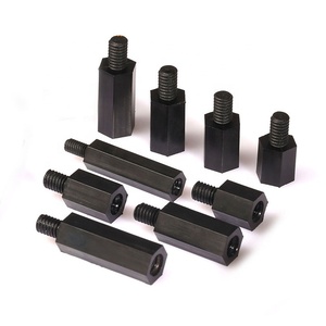 SDPSI500pcs M3黑色六角尼龙支座间隔柱，用于印刷电路板主板固定塑料间距螺钉长度 = 5毫米至50毫米 - Product Image 3