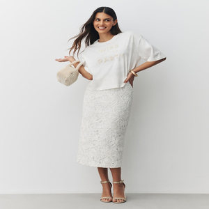 Modern Oversized Women's T-Shirt Dropped Shoulders And Wide Short Sleeves T-Shirts Classic Crew Neckline Quick Dry Women's Shirt - Product Image 1