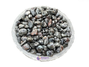 Venta al por mayor de cristales de ágata flameada grabados de 3-5 mm, piedras curativas a granel, color verde, para decoración del hogar en Amayra Crystals Exports - Product Image 6