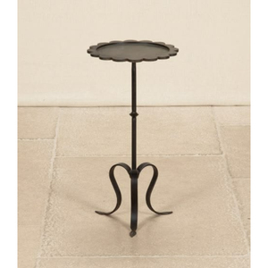 Table d'appoint contemporaine en laiton avec plateau en ardoise et base sculpturale laquée noire, meubles de luxe Arteriors, tables d'appoint pour la maison - Product Image 6