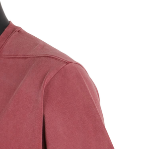 T-shirt décontracté pour homme, coupe oversize, en jersey de coton épais, non tissé, épaules tombantes, coupe carrée, style streetwear, OEM - Product Image 5