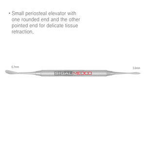 Surgical Instrument for Oral Surgery Tooth Extraction Implant Procedures and Precision Periosteal Dental Elevator Kramer Nevins - Product Image 2