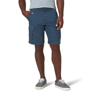 Custom Soft Twill <b>Mens</b> Cargo <b>Shorts</b> Flat Front Flap Pockets Teal Petrol Blue Hard Wearing Sturdy Fit Knee Length Outfits <b>Shorts</b> - Product Image 1