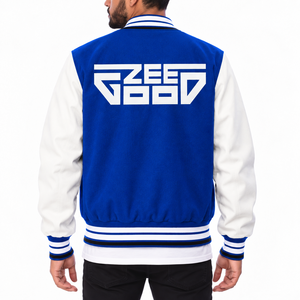 Veste universitaire pour homme à col montant avec logo personnalisé, en laine/cuir, couleurs et tailles personnalisées, vente en gros de vestes Letterman - Product Image 5