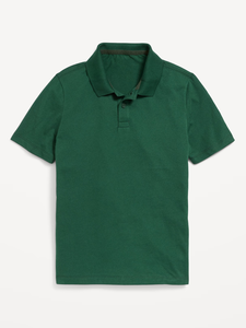 Chemise polo en coton tricoté pour garçons, uniforme scolaire primaire, jaune, noir, rouge, bleu, pour enfants de 2 à 16 ans - Product Image 4