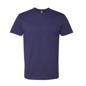 T-shirt noir à manches courtes pour homme, col rond, en jersey de polyester et coton, coupe classique, effet délavé vintage, motif uni, écologique - Product Image 5