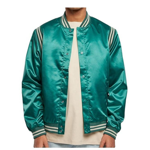 Streetwear Bomber with <b>Gothic</b> Embroidery, Drop Shoulder, and Heavyweight Construction - Product Image 1