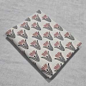 Tela de algodón estampada a mano, suave, premium, ligera, para vestidos, lista para exportación a granel, proveedor mayorista. - Product Image 3