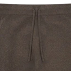 Pantalon de jogging en tricot marron unisexe, pantalon de survêtement doux en maille, taille élastique, décontracté, streetwear, chaud pour l'hiver, tailles personnalisées - Product Image 3