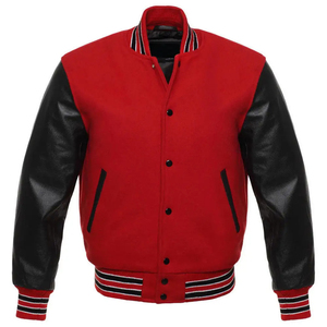 Wholesale Cheapest Price Varisty <b>Jacket</b> for <b>Men</b> and Long Sleeve Plain Dyed Quick Dry Varisty <b>Jackets</b> For Classic Design - Product Image 1