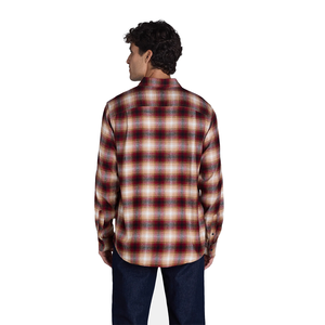 Camisa de Manga Larga para Hombre con Botones, Diseño Clásico a Cuadros y Bolsillos en el Pecho para Uso Diario Informal, Servicio OEM - Product Image 3